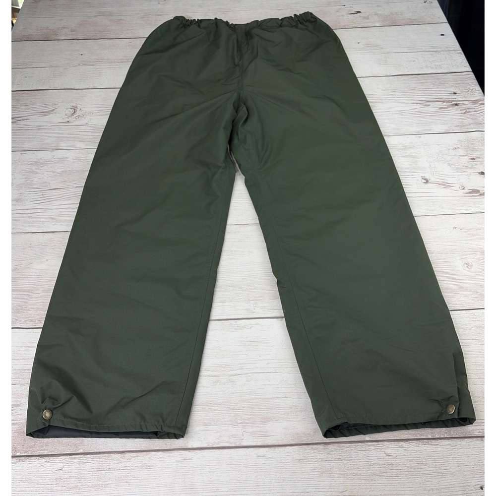 VTG Cabelas Gore-tex Outdoor Gear Men's L Hiking Waterproof Lined‎ Green Pants